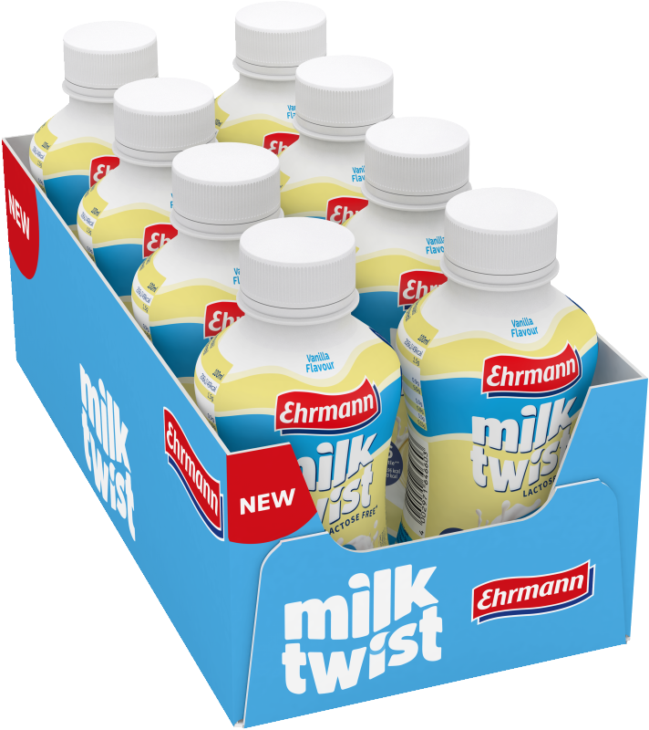Ehrmann Milk Twist Vanille Geschmack