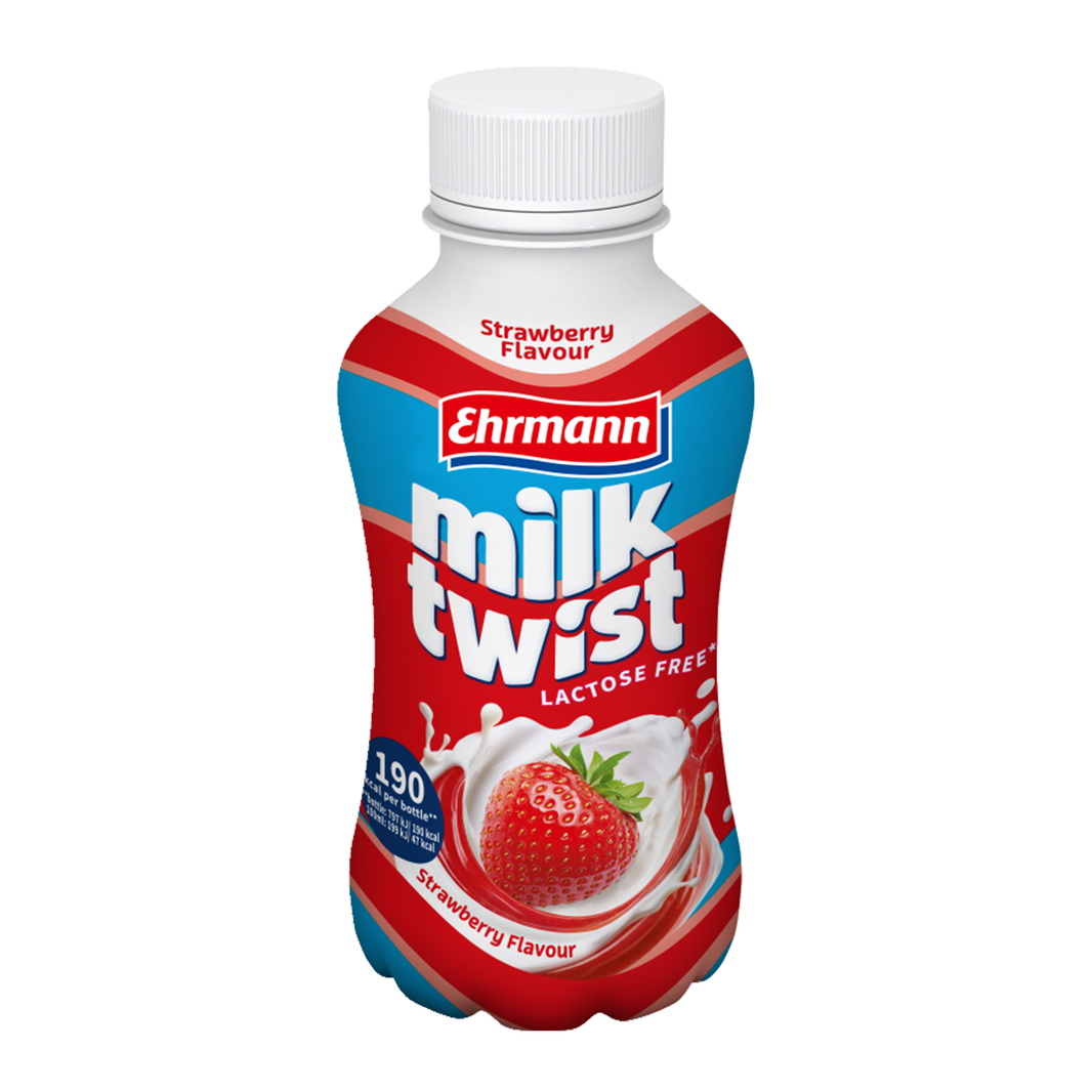 Ehrmann Milk Twist Erdbeer Geschmack