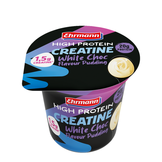 Ehrmann High Protein Creatine Pudding White Choc Flavour