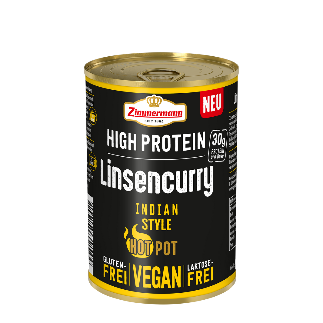 High Protein Linsencurry Indian Style