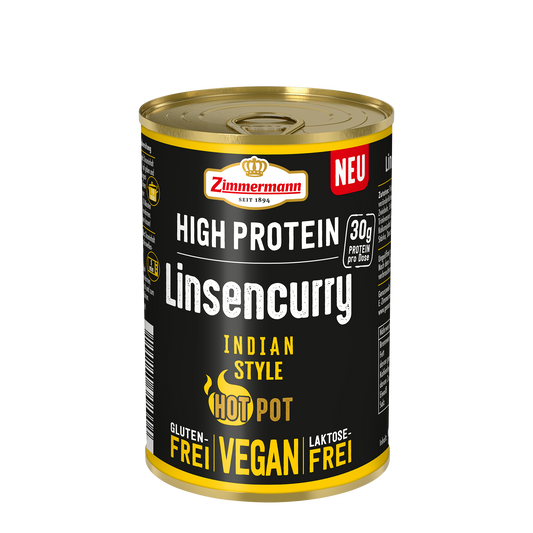 High Protein Linsencurry Indian Style
