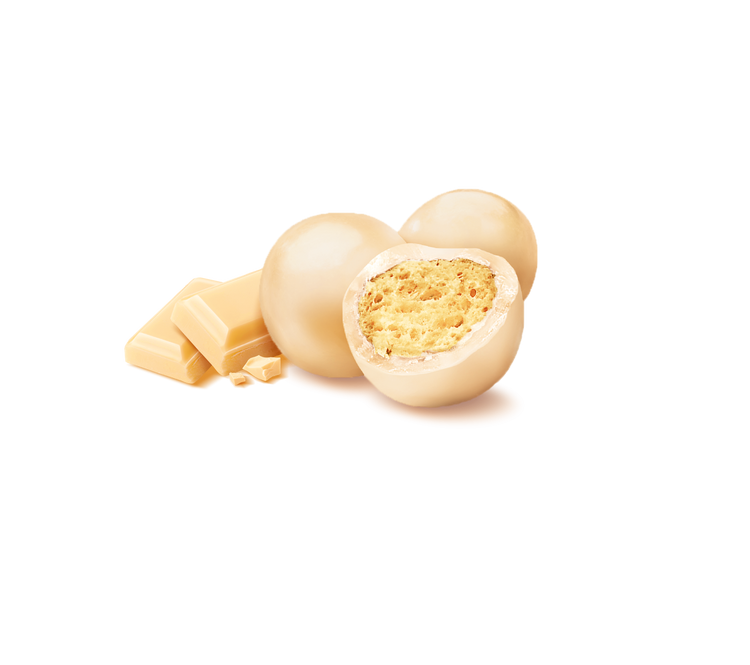 Ehrmann High Protein Crispy Balls Weiße Schokolade