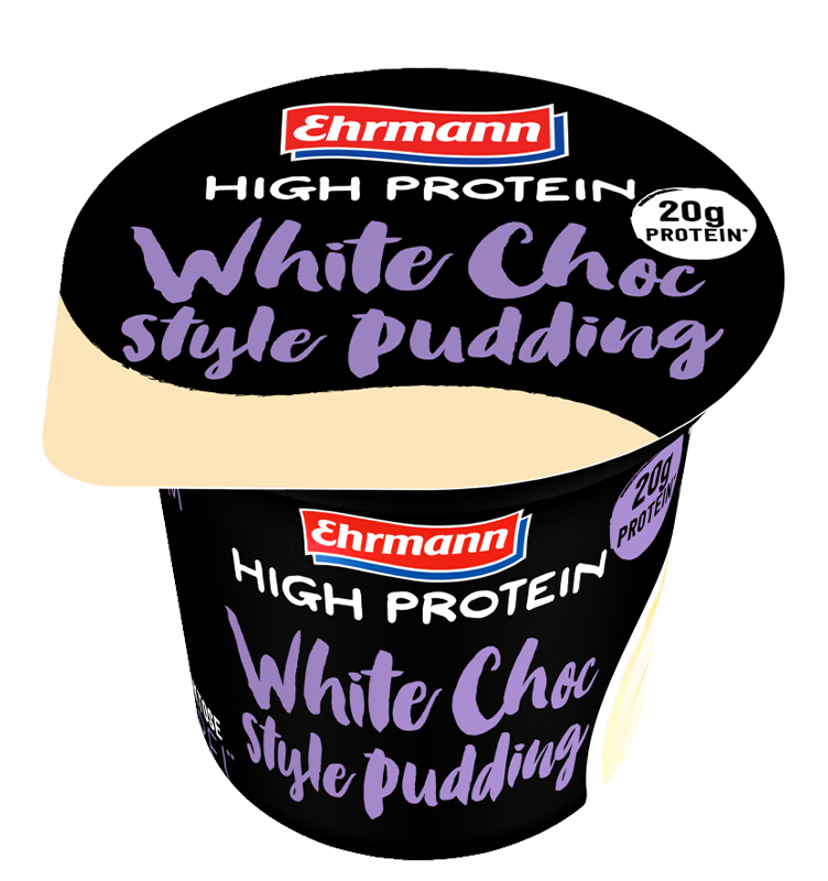 Ehrmann High Protein White Choc Style Pudding